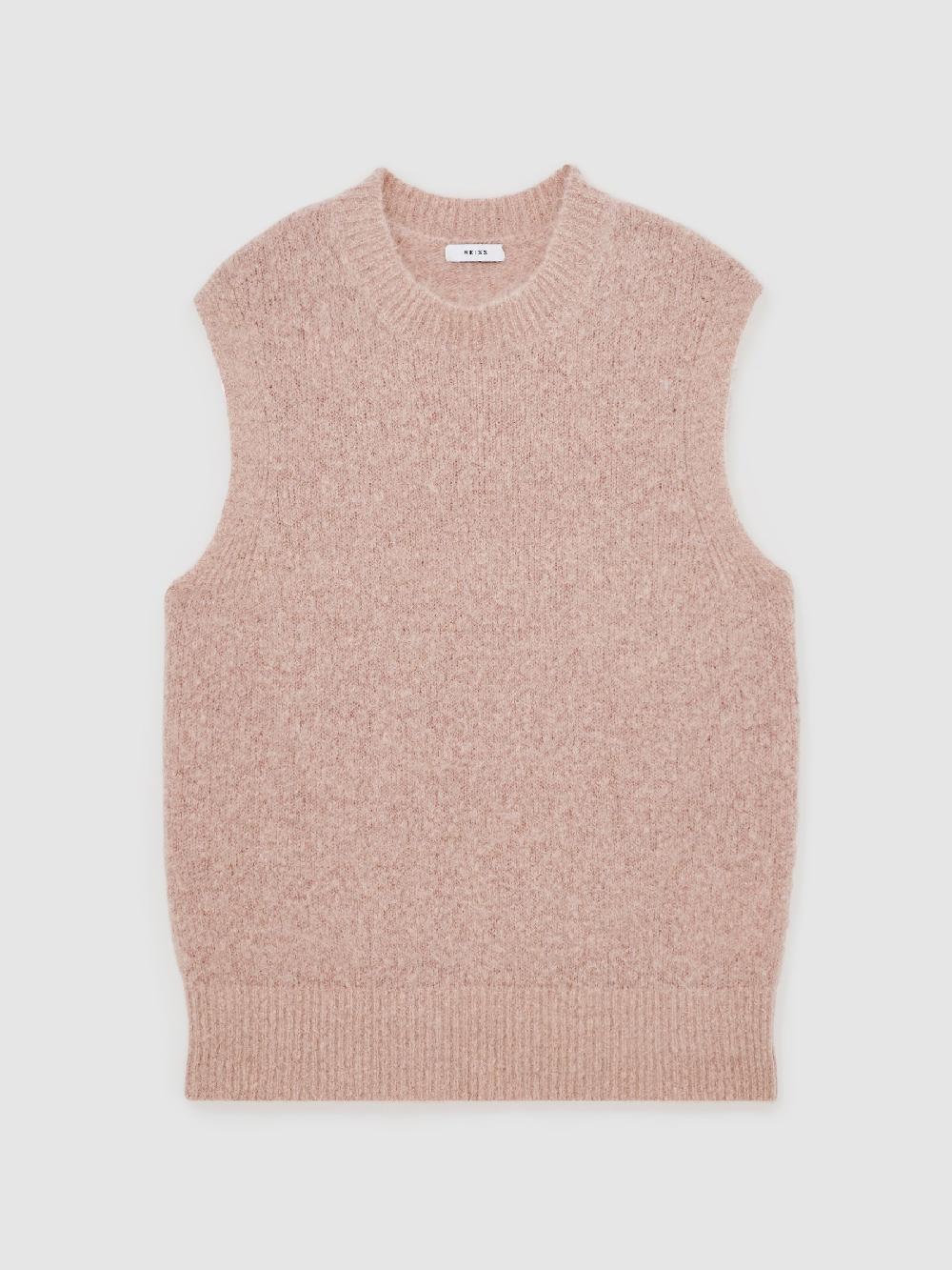 Reiss Reiss | Royal Ballet Knitted Vest In Pink