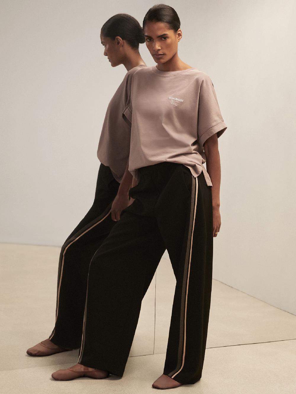 Reiss Reiss | Royal Ballet Stripe Trousers In Black