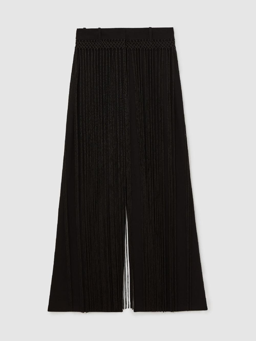 Reiss Reiss | Royal Ballet Tassel Trousers In Black