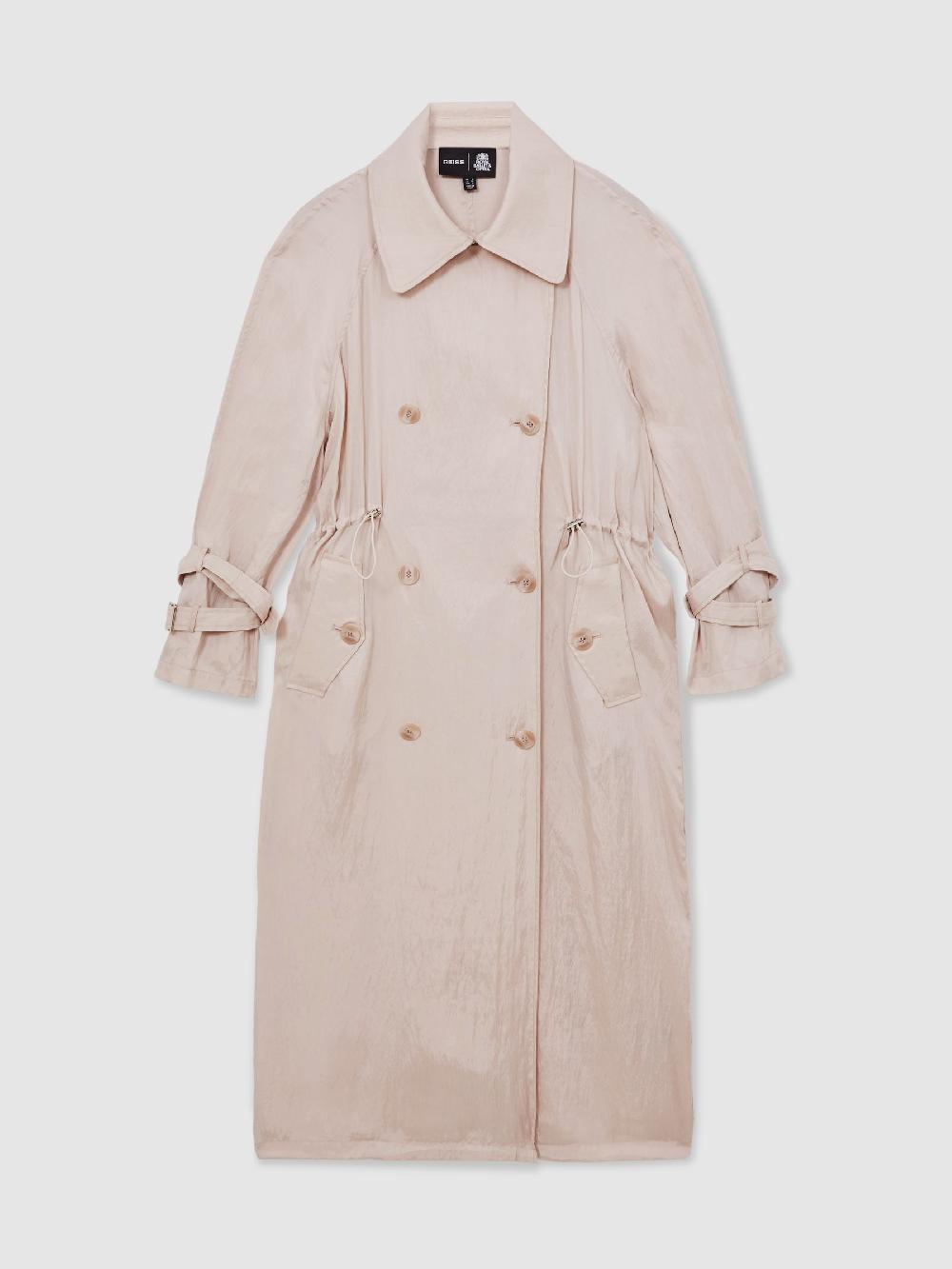 Reiss Reiss | Royal Ballet Trench Coat In Neutral