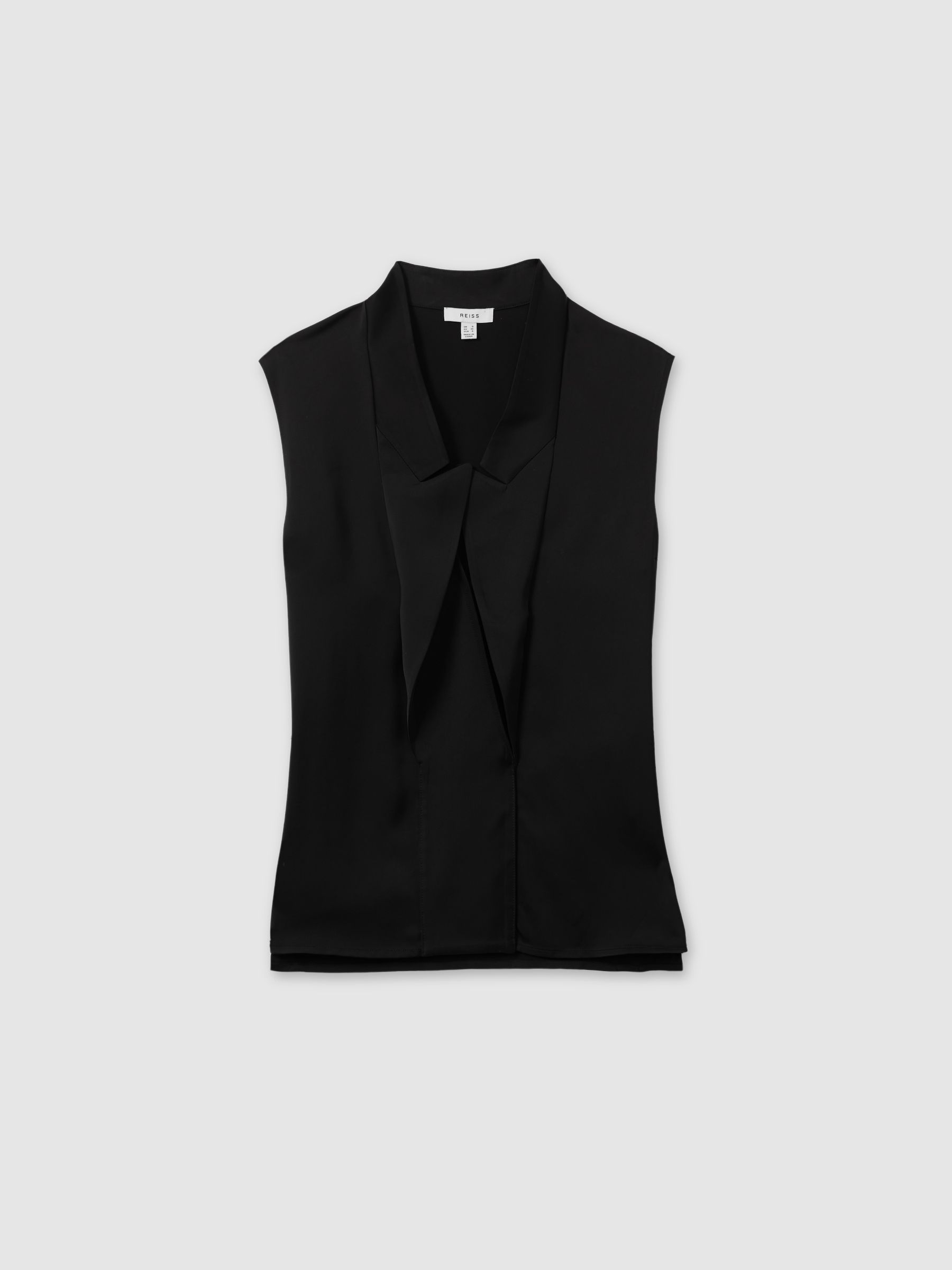 Reiss Relaxed Tux Top In Black