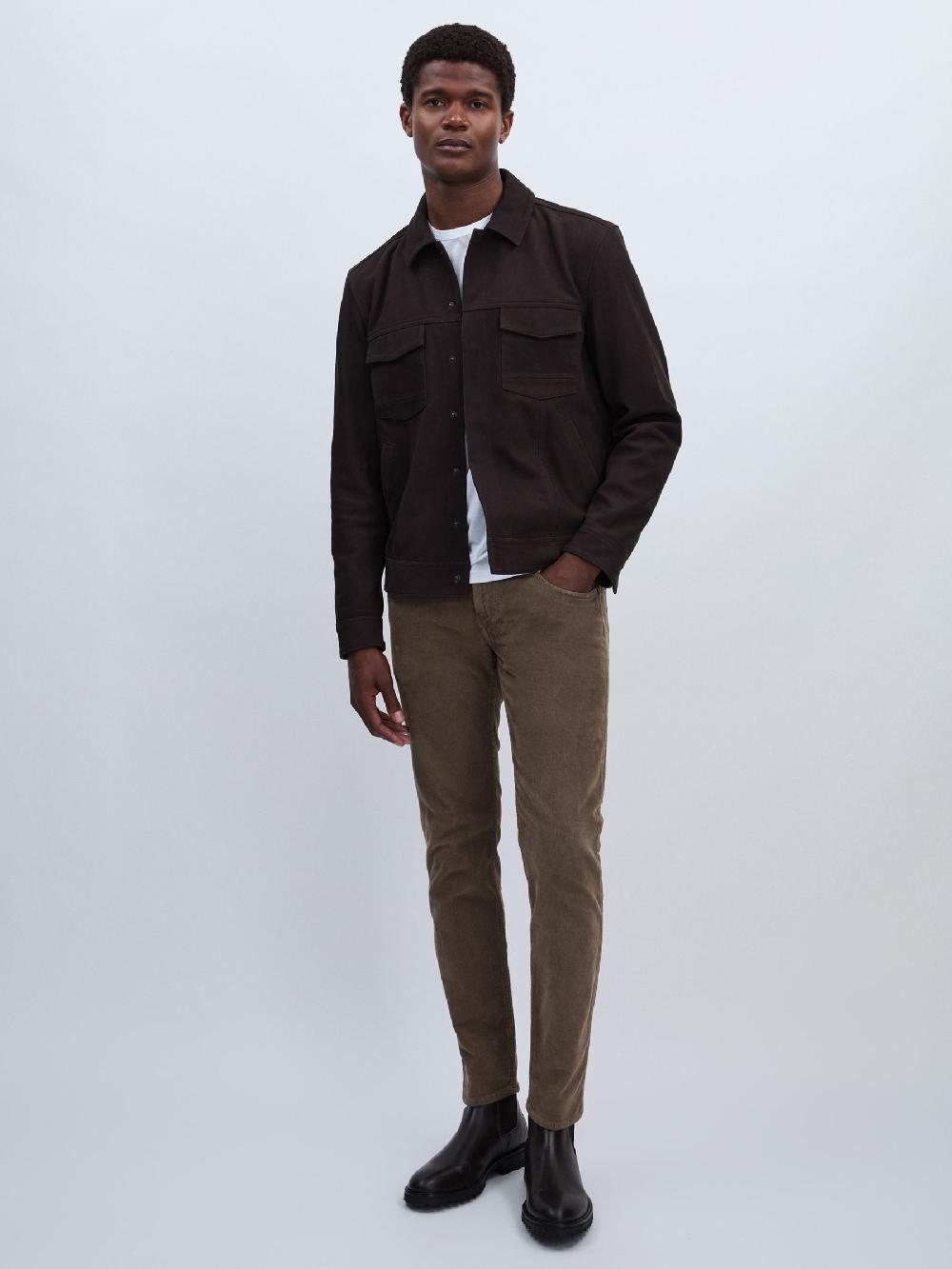 Reiss Replay Slim Fit Jeans In Biscuit