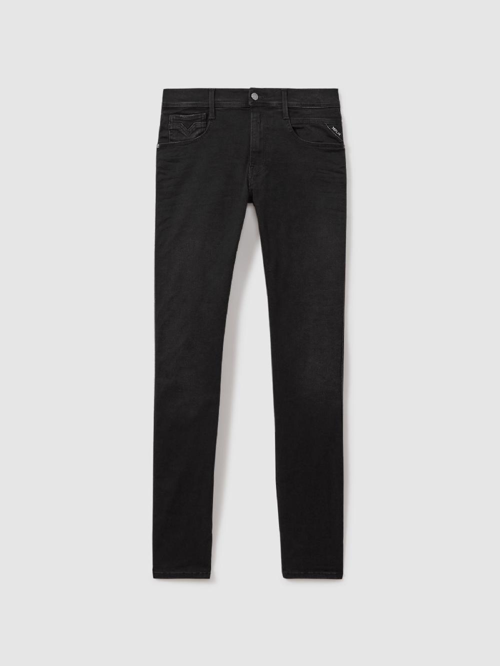 Reiss Replay Slim Fit Jeans In Black