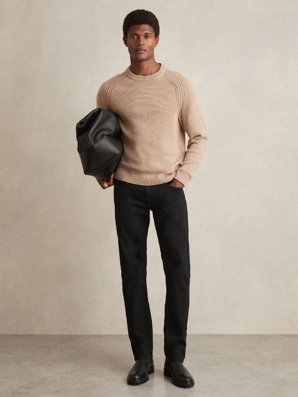 Reiss Replay Straight-Leg Jeans In Black