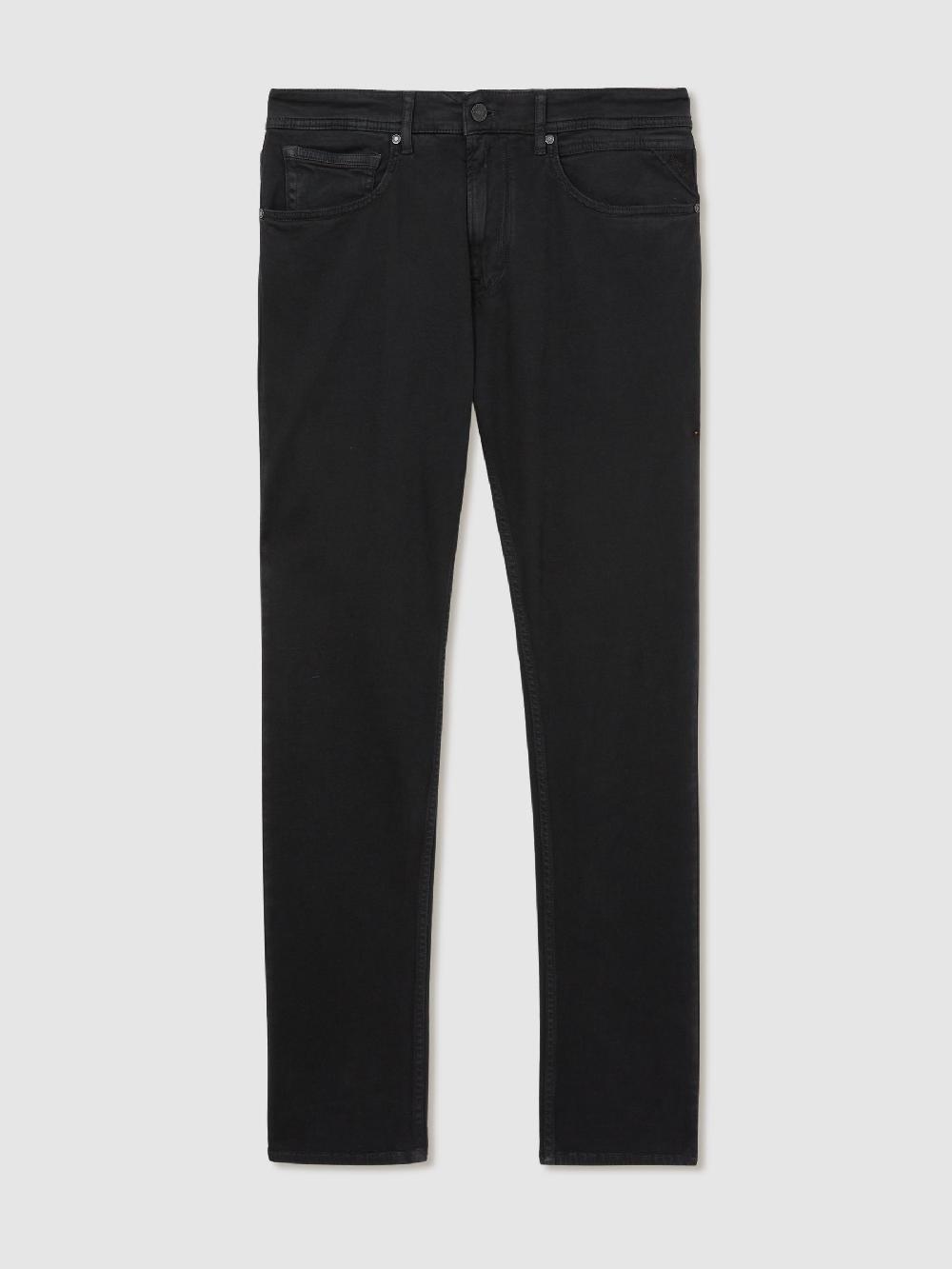 Reiss Replay Straight-Leg Jeans In Black