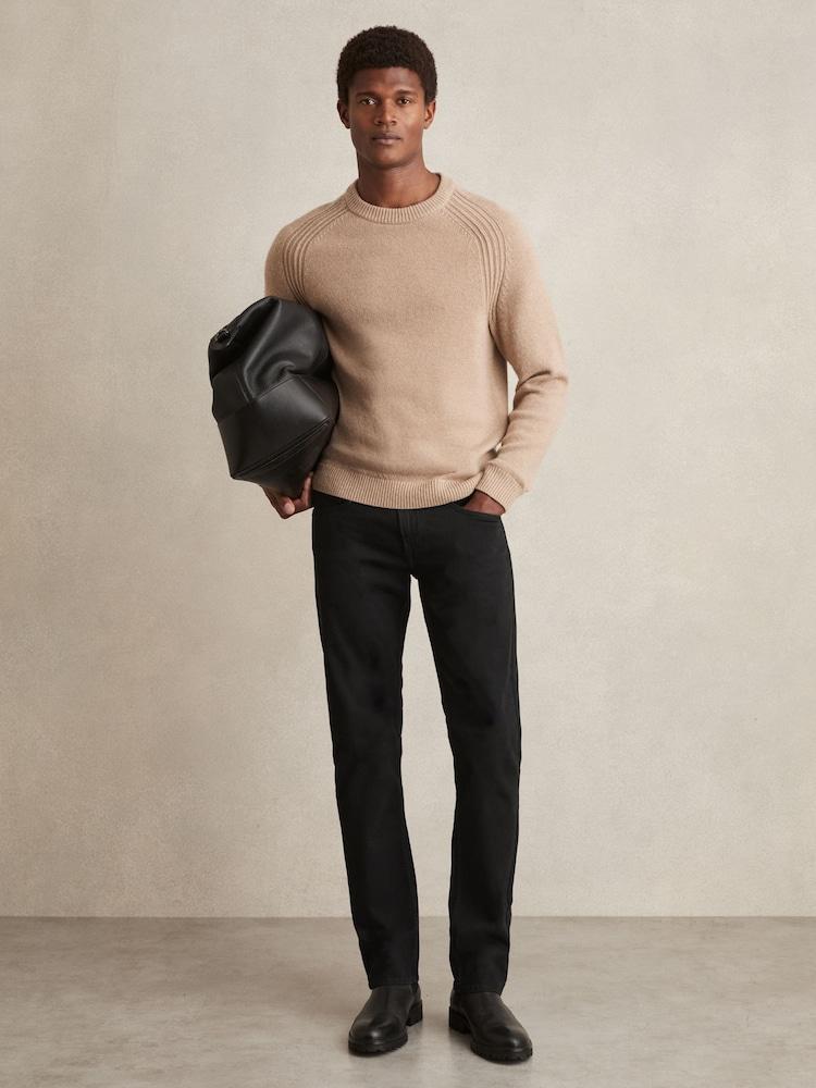 reiss Replay Straight-Leg Jeans in Black