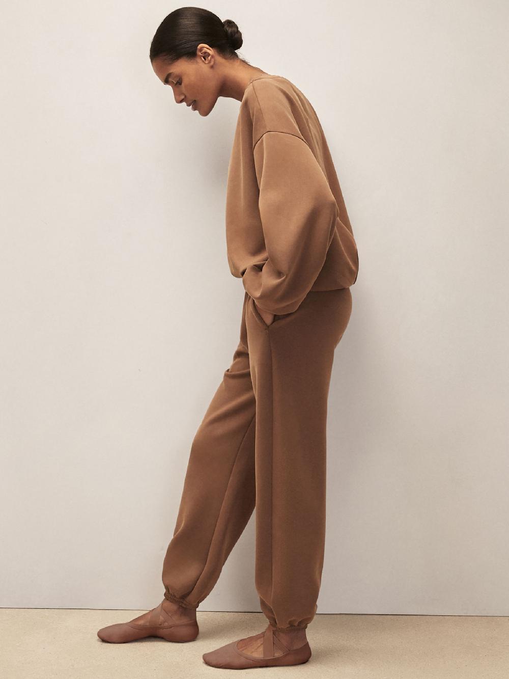 Reiss Reiss | Royal Ballet Balloon Joggers In Taupe Brown