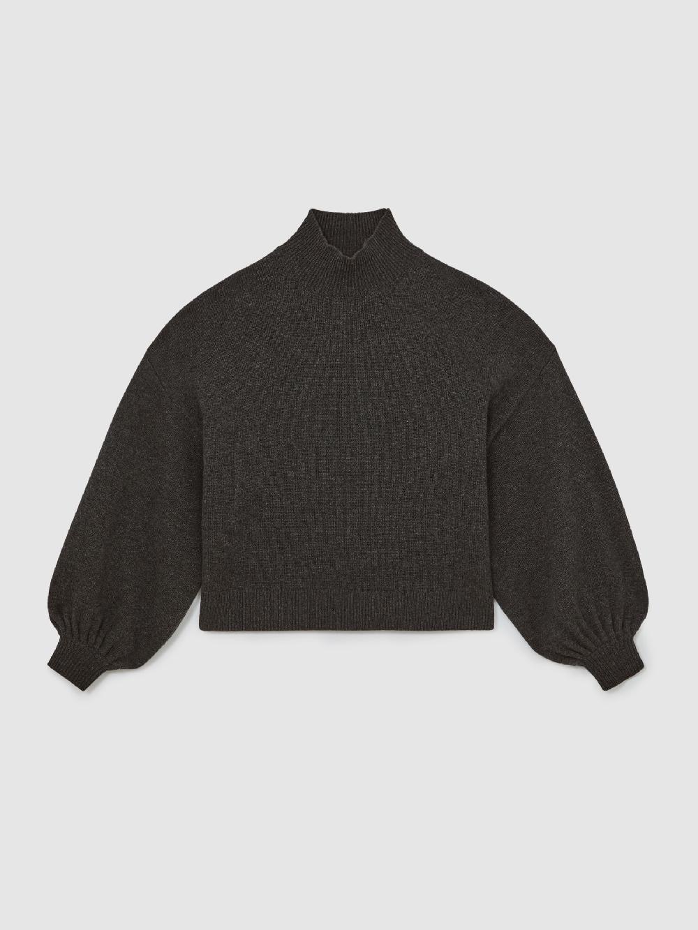 Reiss Reiss | Royal Ballet Batwing Jumper In Charcoal Grey