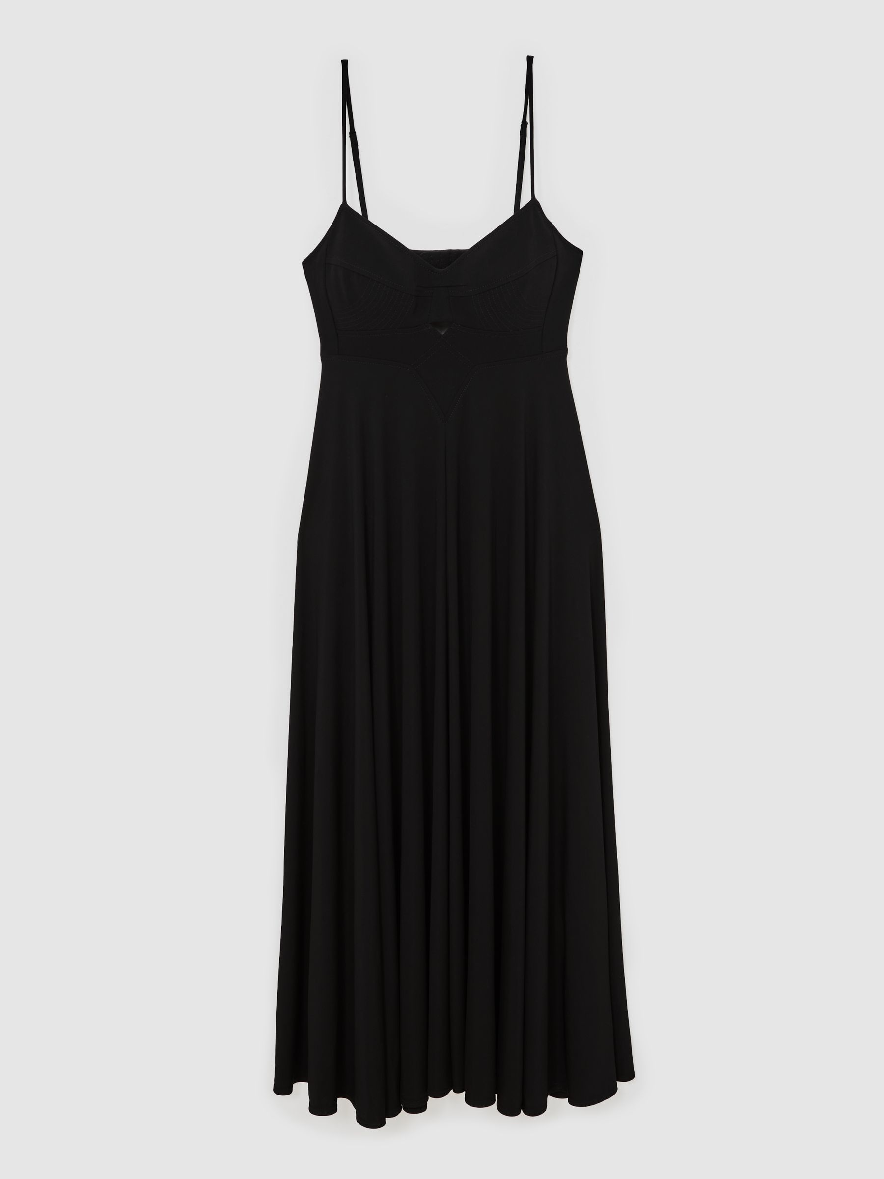 Reiss Reiss | Royal Ballet Bustier Midi Dress In Black