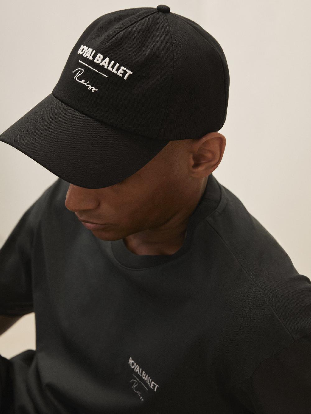 Reiss Reiss | Royal Ballet Logo Cap Unisex Fit In Black