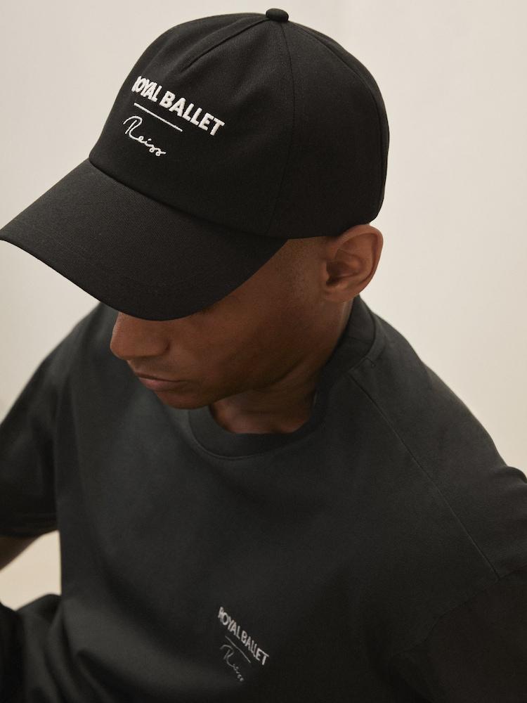 reiss Reiss | Royal Ballet Logo Cap Unisex Fit in Black