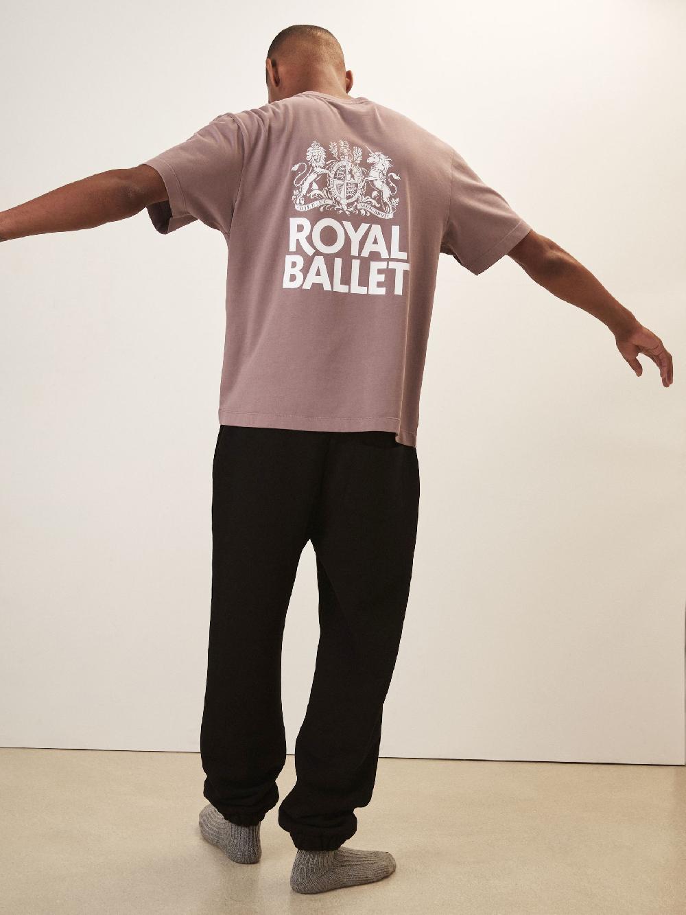 Reiss Reiss | Royal Ballet Logo Unisex Fit T-Shirt In Rose Pink