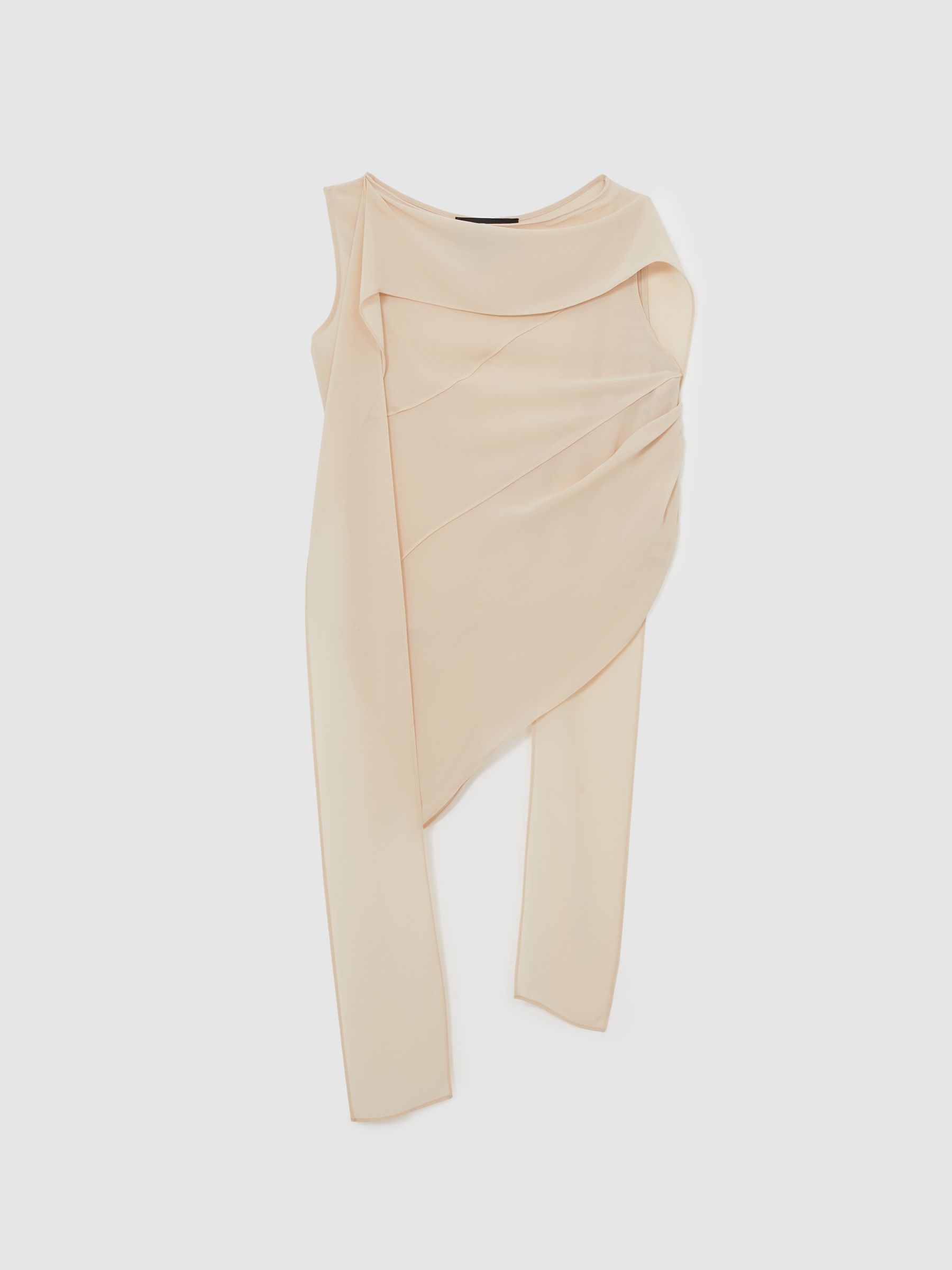 Reiss Reiss | Royal Ballet Panel Shell Top In Pale Pink