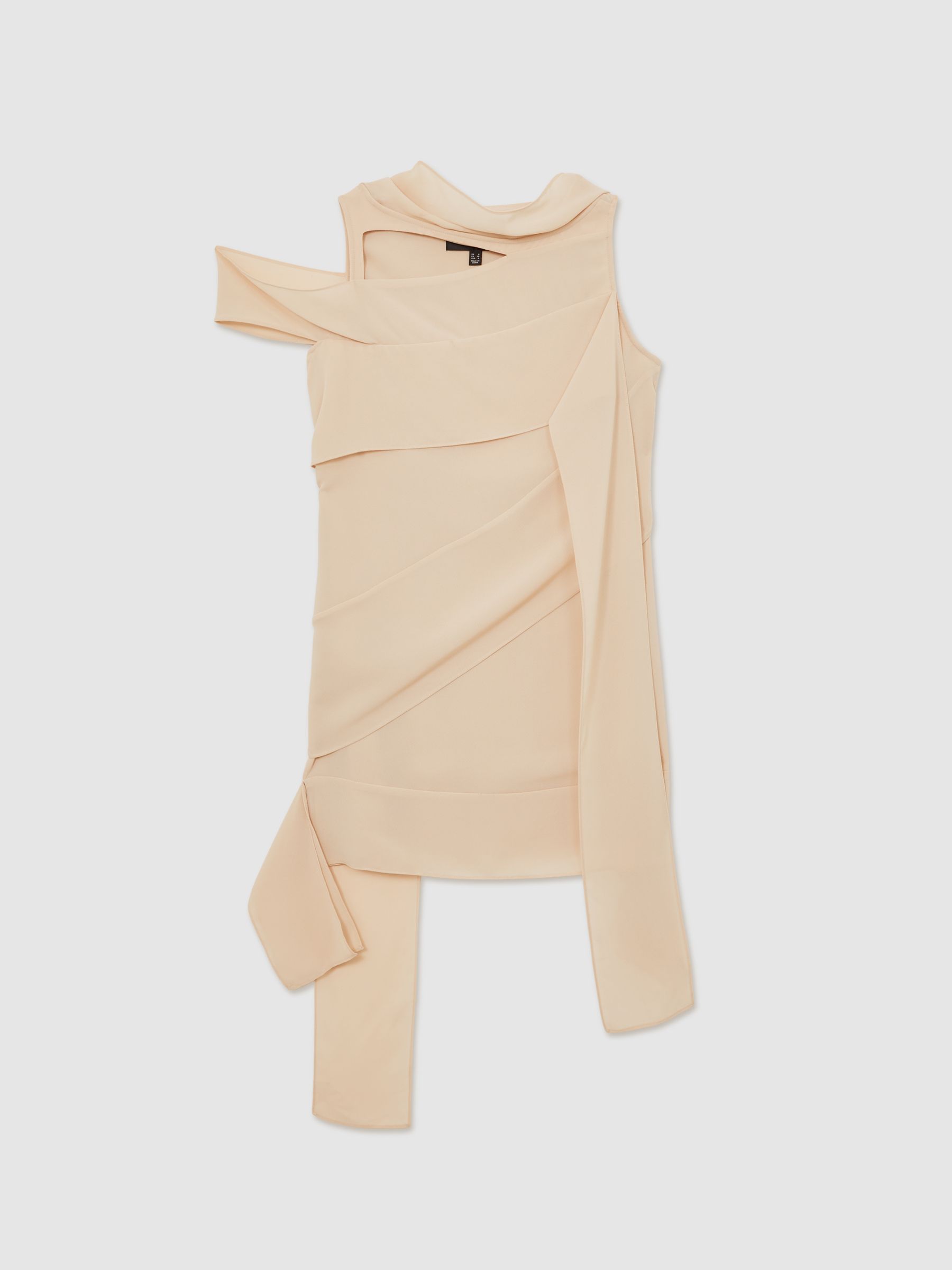 Reiss Reiss | Royal Ballet Panel Shift Dress In Pale Pink