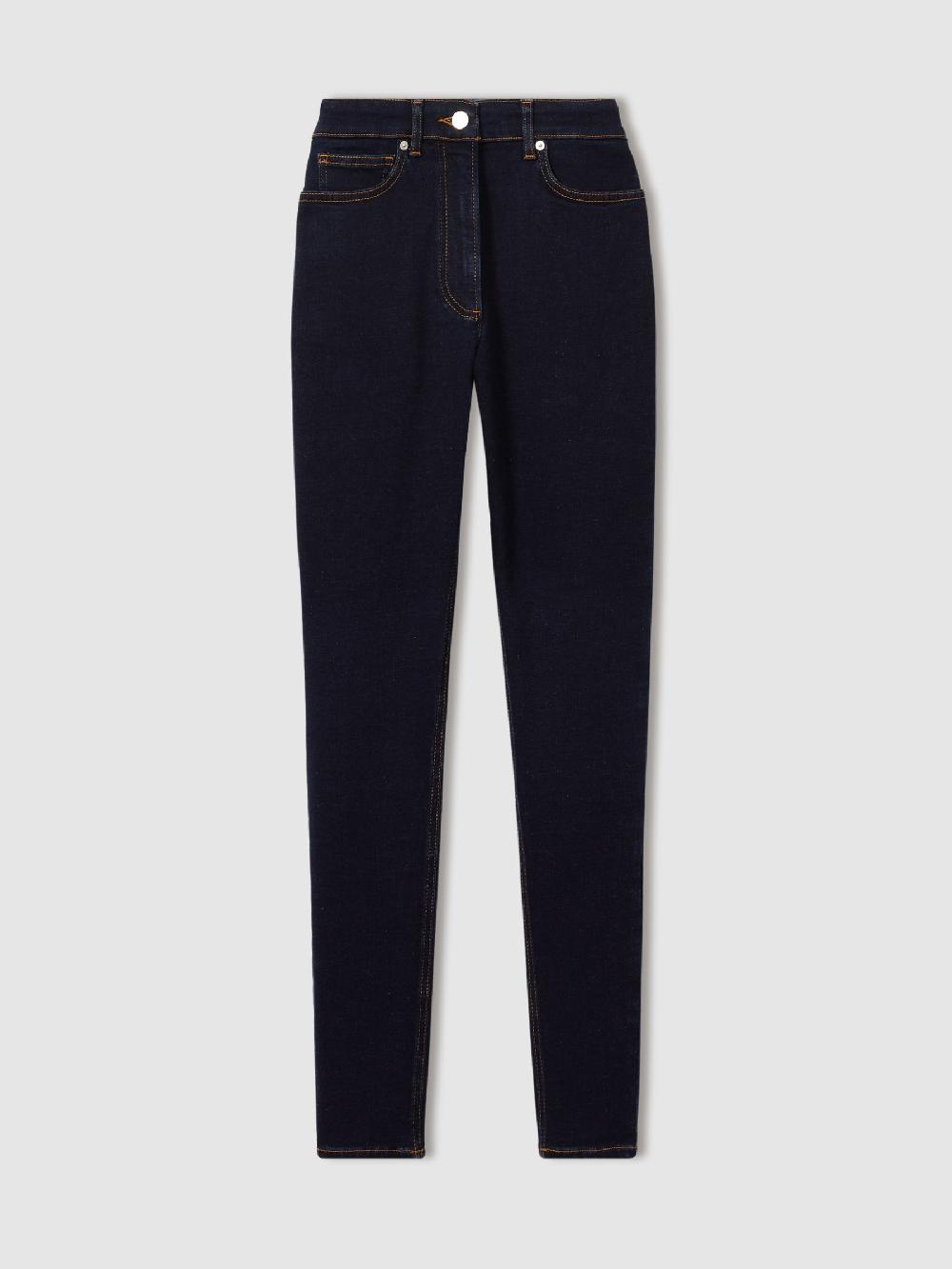 Reiss Skinny Jeans In Dark Blue