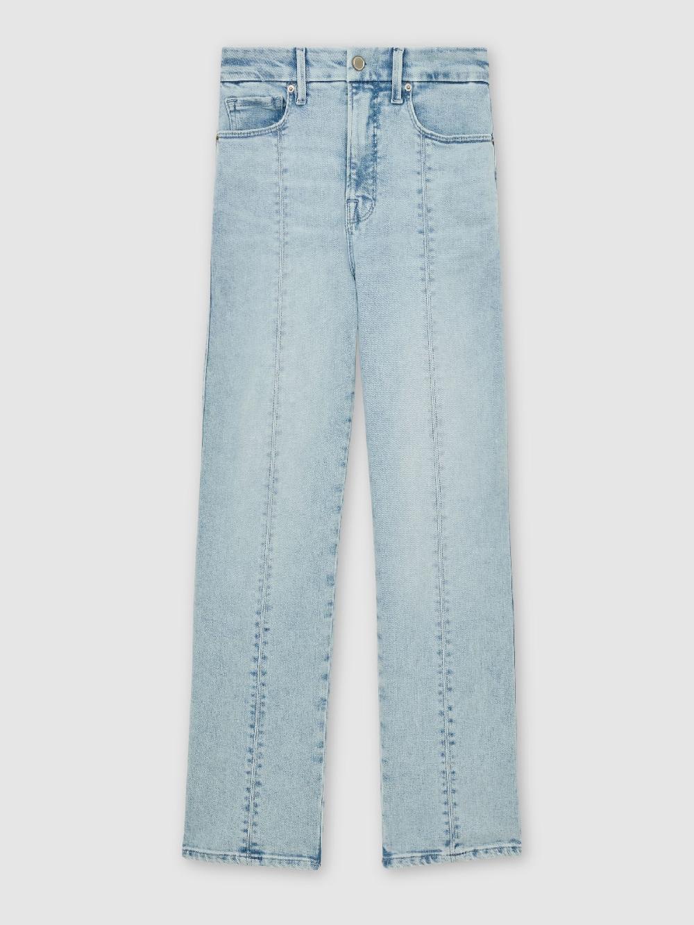 Reiss Straight-Leg Seam Jeans In Blue
