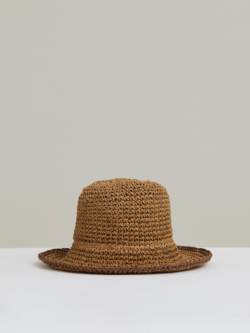 Reiss Straw Sun Hat In Tan