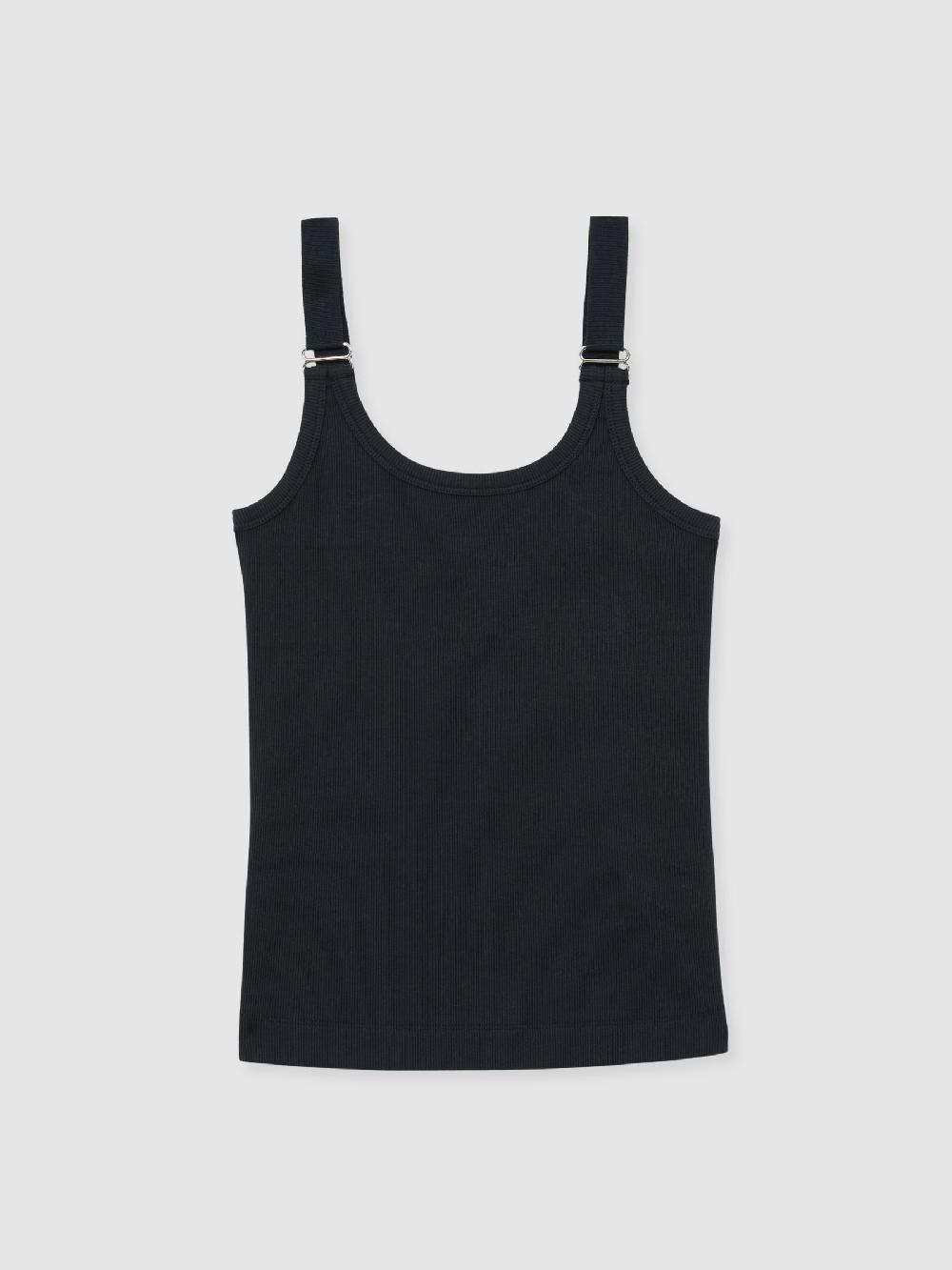 Reiss Stretch-Cotton D-Ring Strap Vest In Navy
