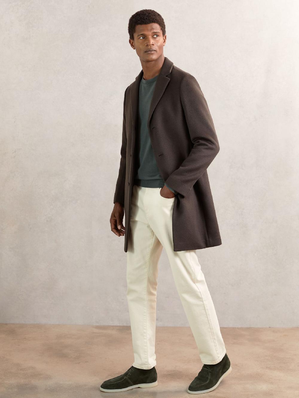 Reiss Suede Lace-Up Chukka Boots In Forest Green