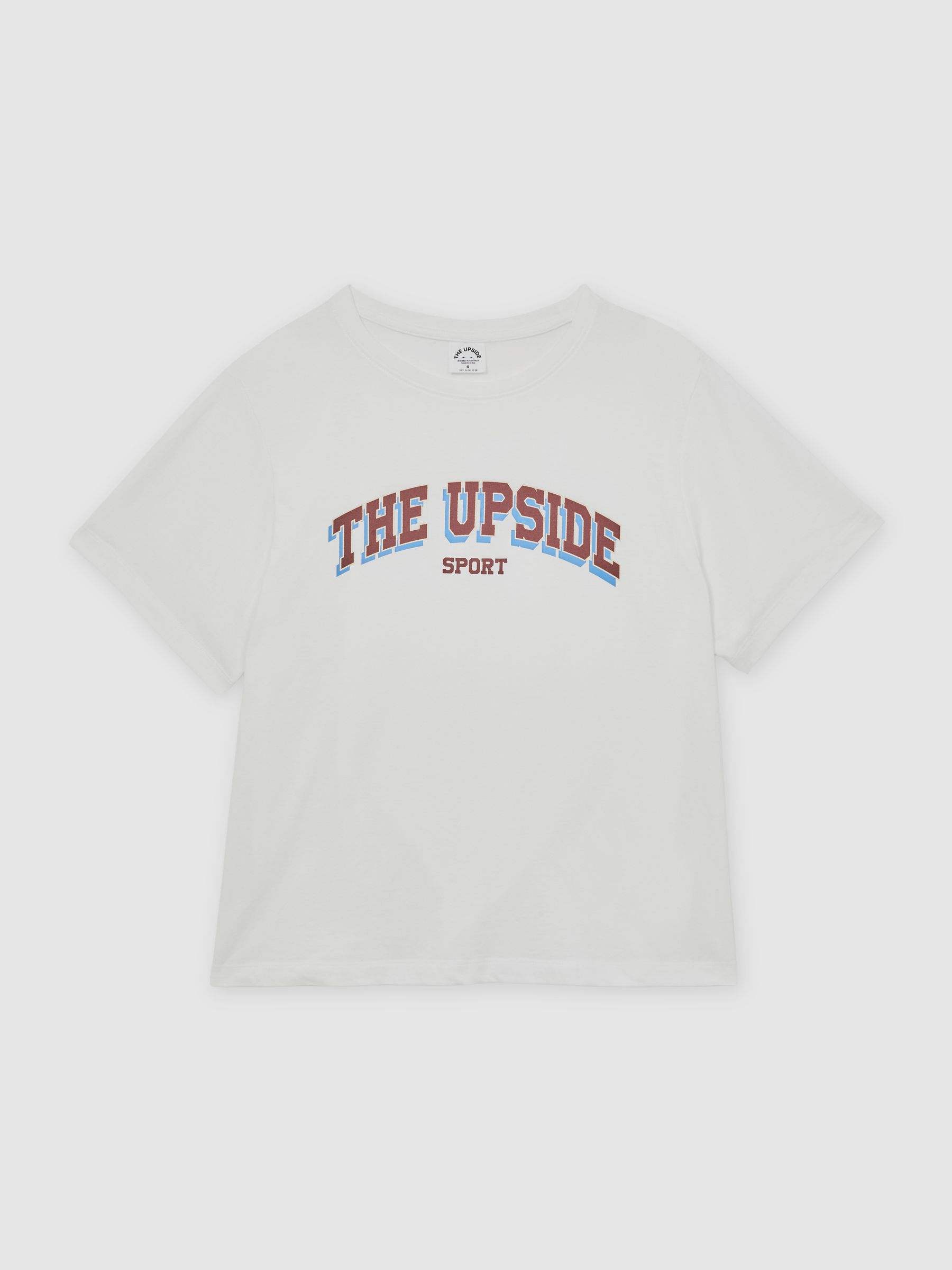 Reiss The Upside Alumni Jodhi T-shirt In White