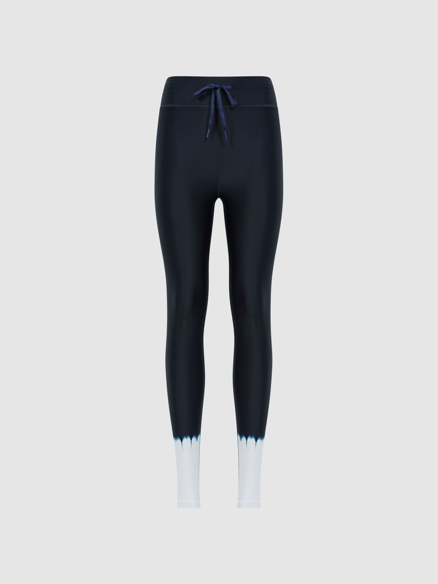 Reiss The Upside Drawstring Leggings In Navy