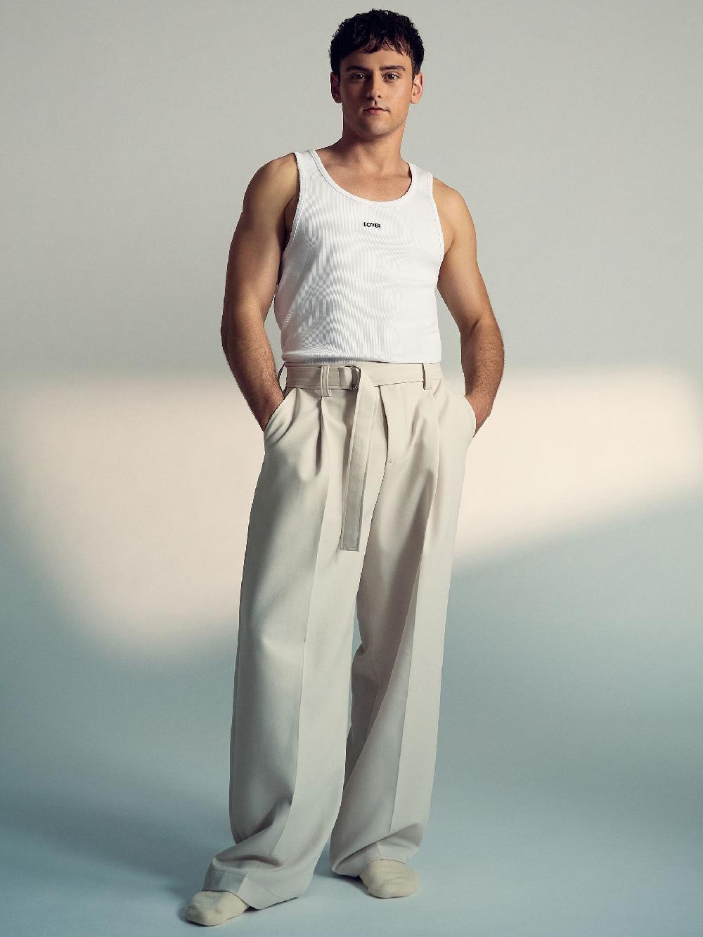 Reiss Reiss | Tom Daley Cotton Lover Vest With Stretch In White