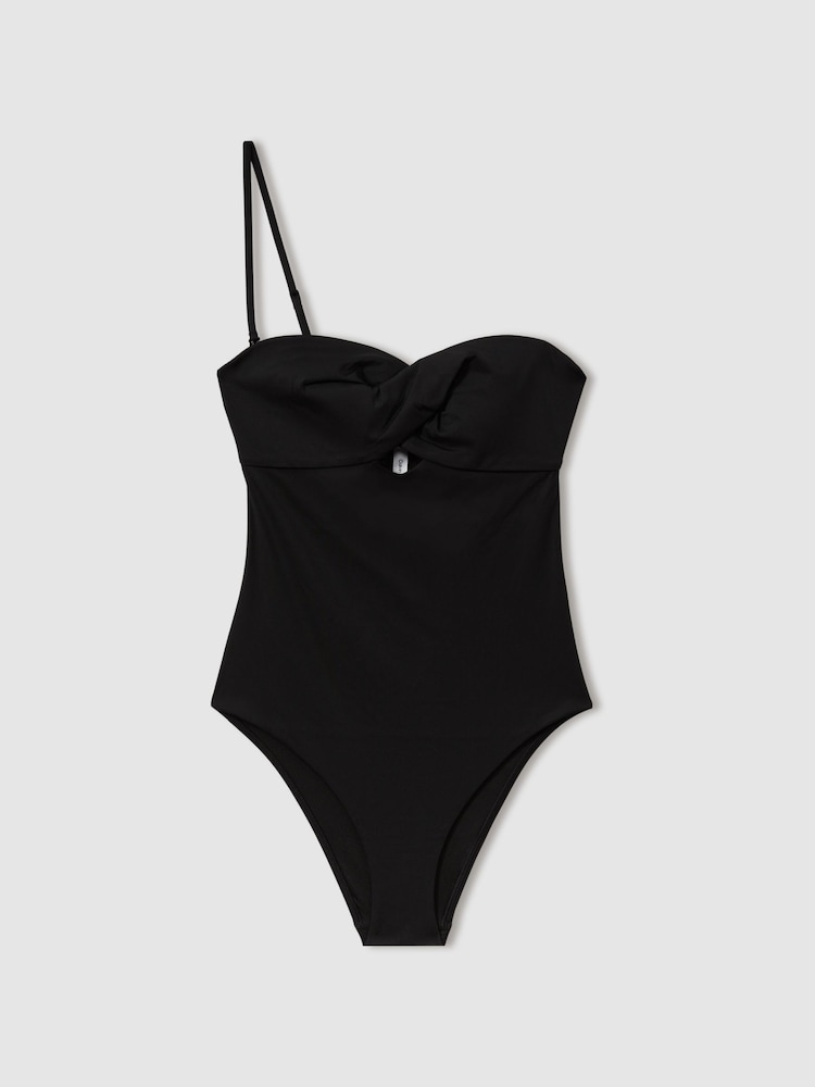 reiss Underwear Bandeau Swimsuit in Black