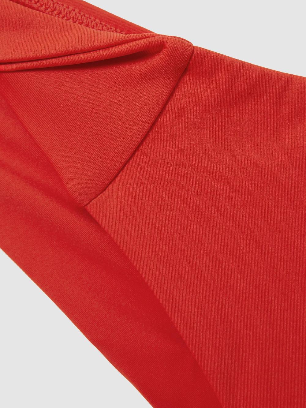 Reiss Underwear Twist Detail Bikini Bottoms In Red