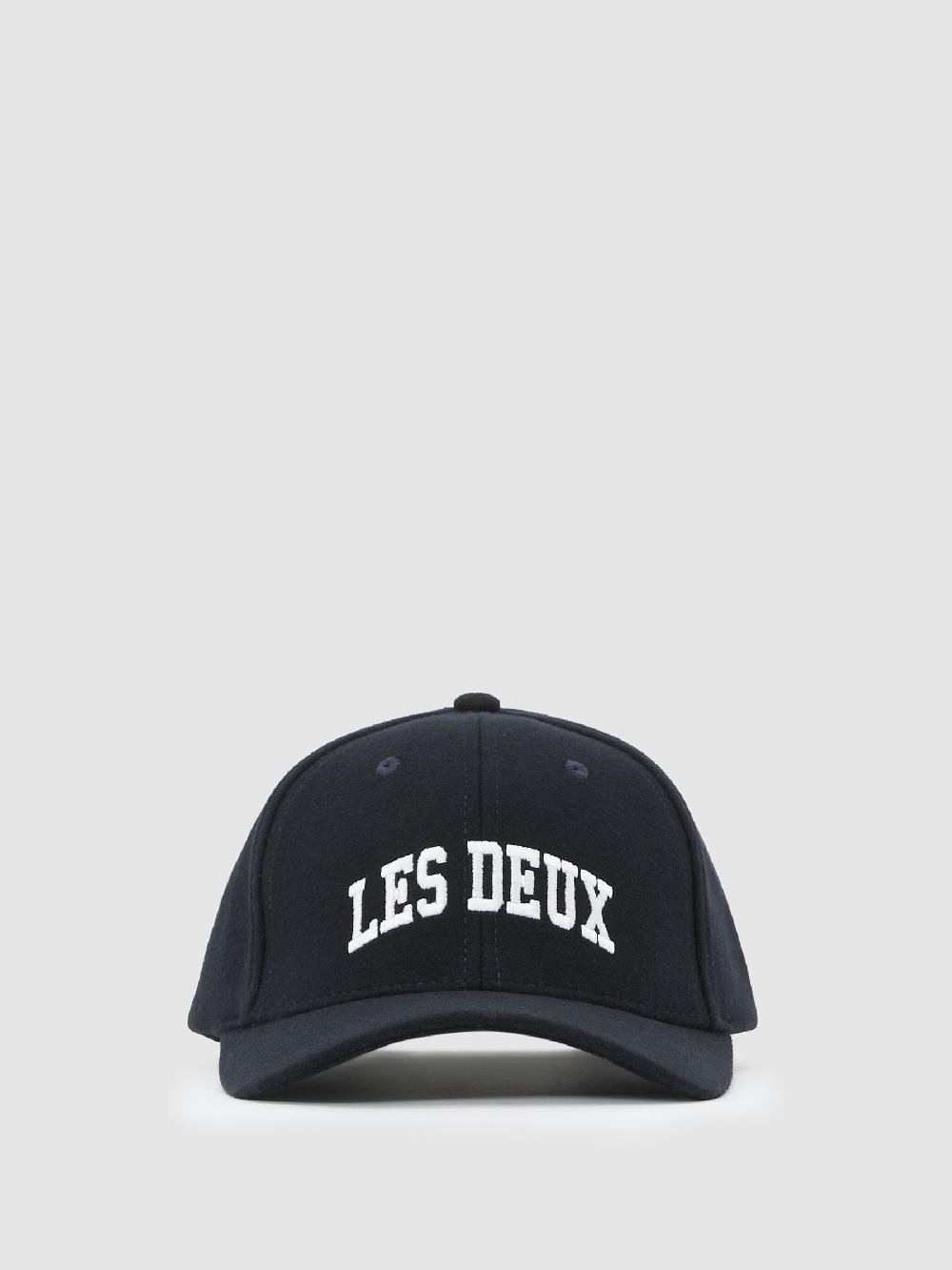 Reiss Wool Baseball Cap In Dark Navy