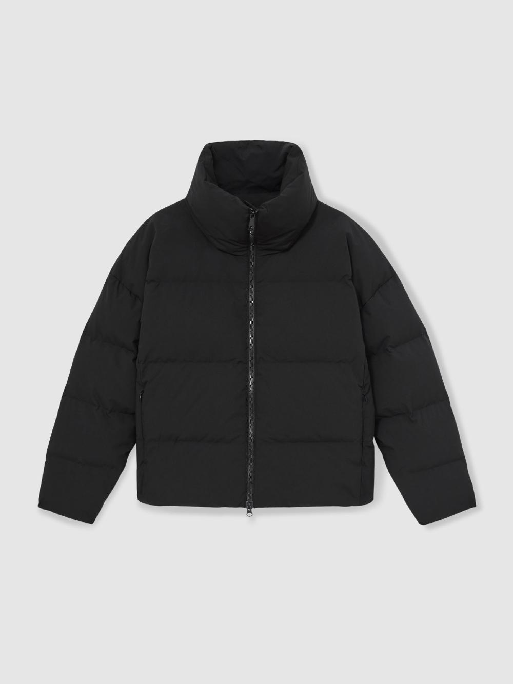 Reiss Scandinavian Edition Short Puffer Black Jacket In Black