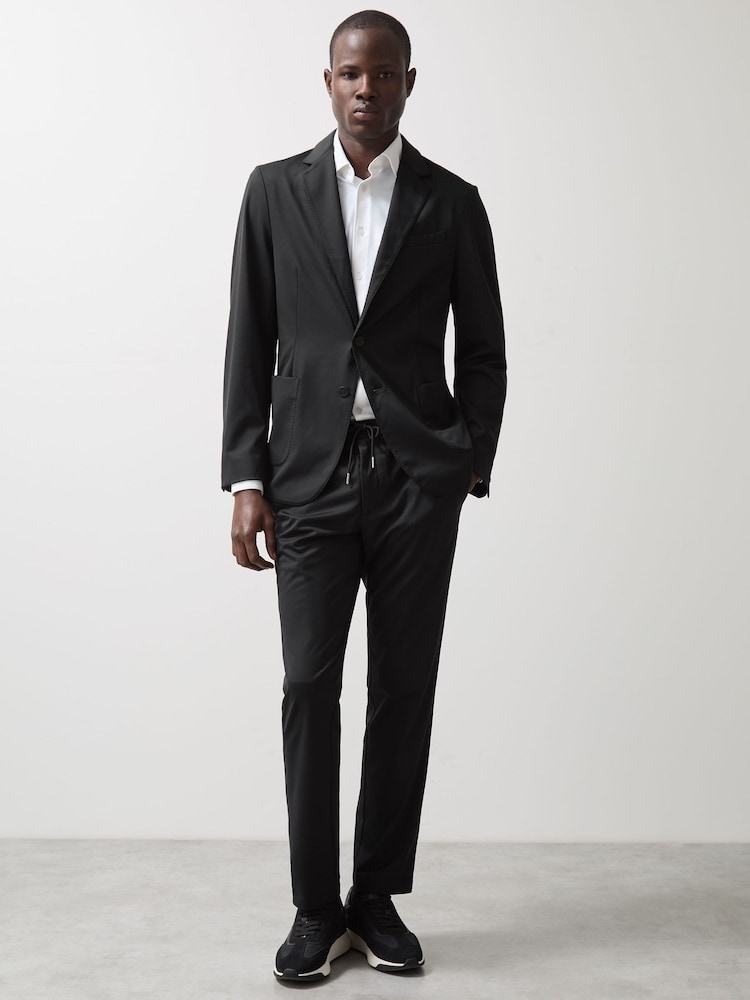 reiss Slim-Fit McLaren F1 Team Technical Trousers in Black