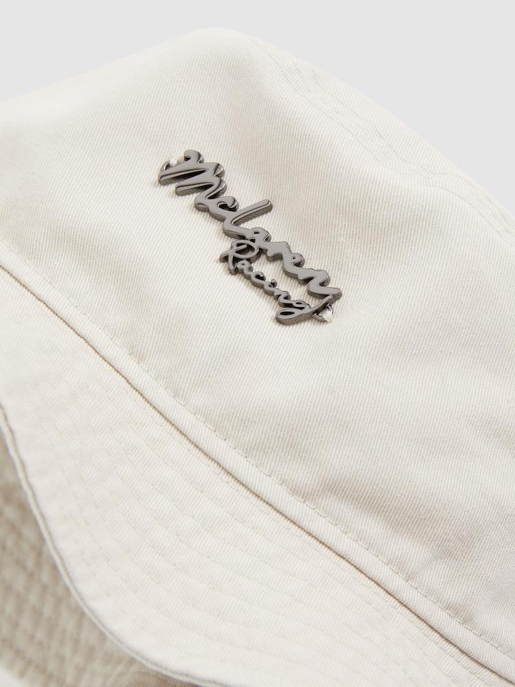 reiss Unisex Fit McLaren Racing Cotton Bucket Hat in Stone