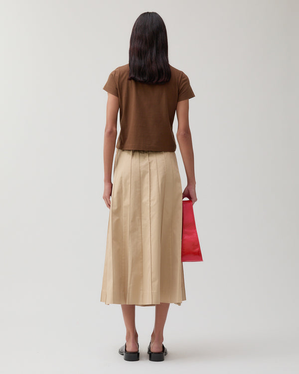 Rejina Pyo Adina T-Shirt Organic Cotton Jersey Brown