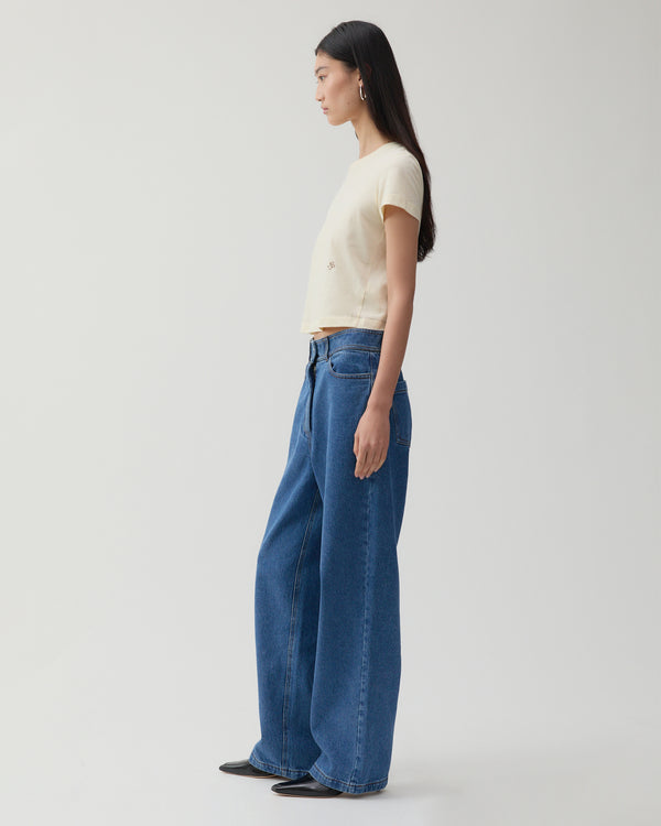 Rejina Pyo Adina T-Shirt Organic Cotton Jersey Butter