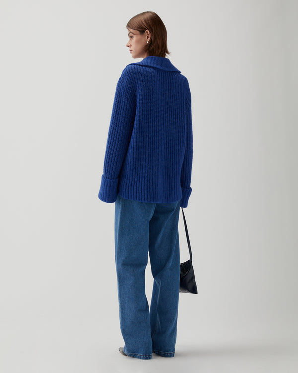 Rejina Pyo Alison Sweater Chunky Alpaca Electric Blue