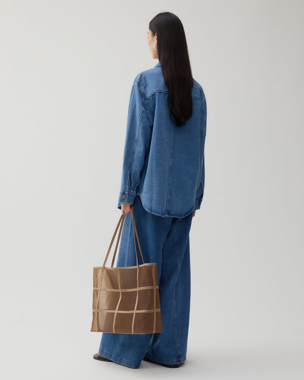 Rejina Pyo Caprice Shirt Organic Cotton Denim Indigo