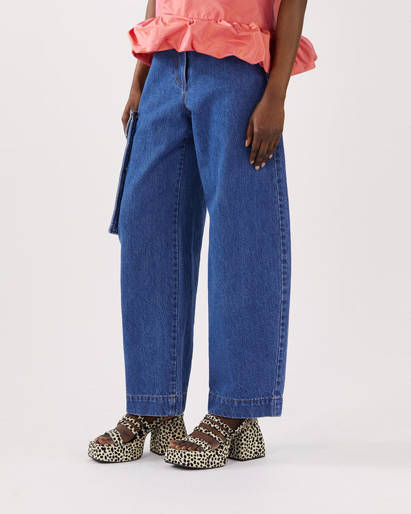 Rejina Pyo Flossie Platform Pony Polkadot Black + White