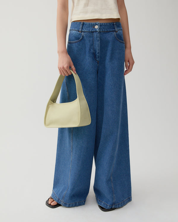 Rejina Pyo Linda Trousers Organic Cotton Denim Blue