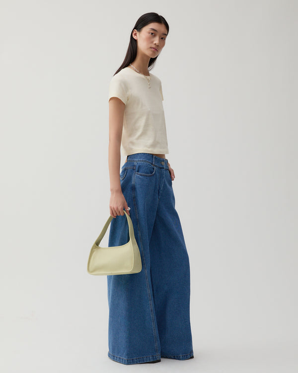 Rejina Pyo Linda Trousers Organic Cotton Denim Blue