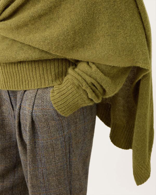 Rejina Pyo Mulberry X Rejina Pyo Draped Knit Top Autumn Leaves