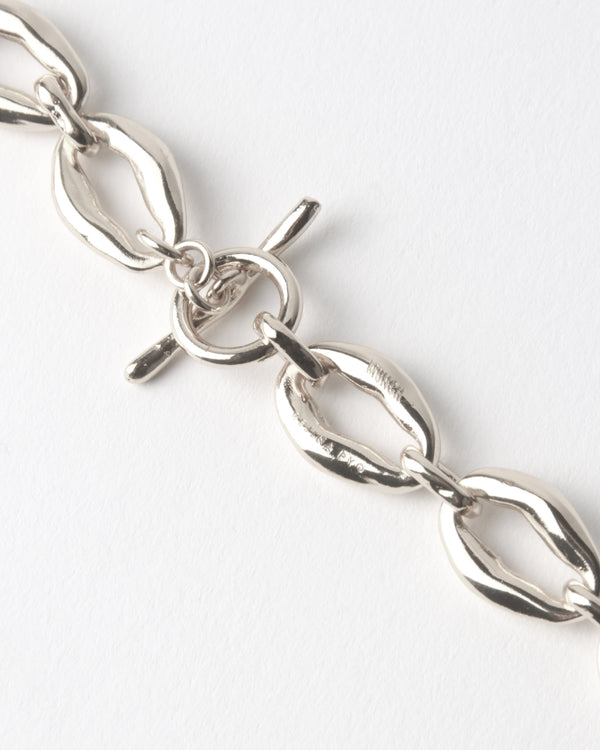 Rejina Pyo Munch X Rejina Pyo Grand Molten Chain Necklace Silver Plated