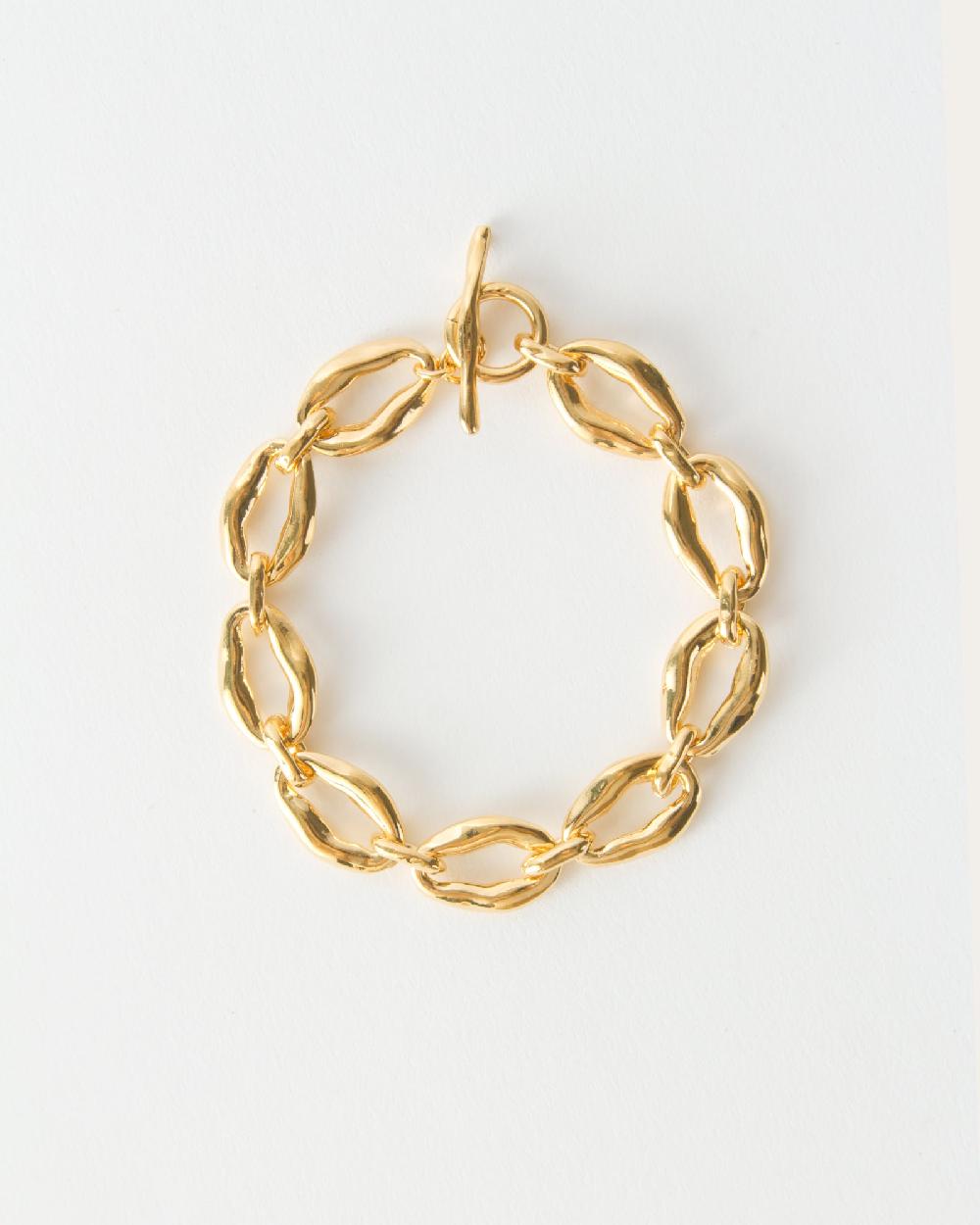 rejina pyo Munch x Rejina Pyo Molten Chain Bracelet Gold Plated