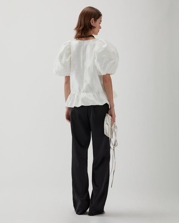 Rejina Pyo Alara Blouse Taffeta Cream