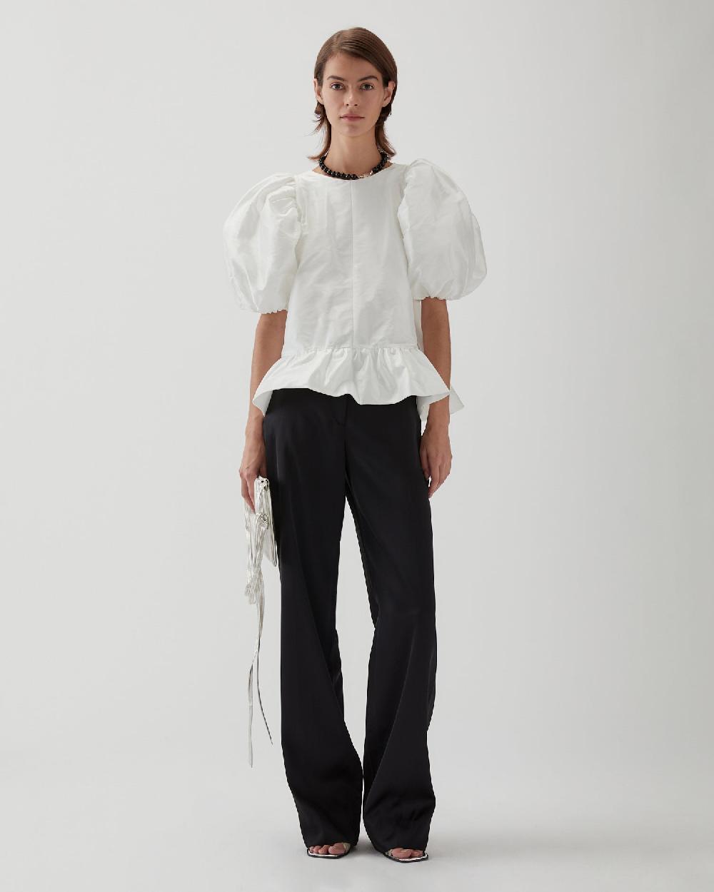 rejina pyo Alara Blouse Taffeta Cream