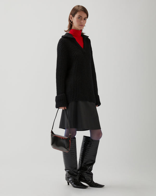 Rejina Pyo Alison Sweater Chunky Alpaca Black