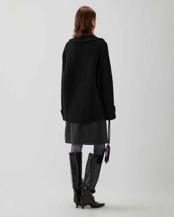 Rejina Pyo Alison Sweater Chunky Alpaca Black