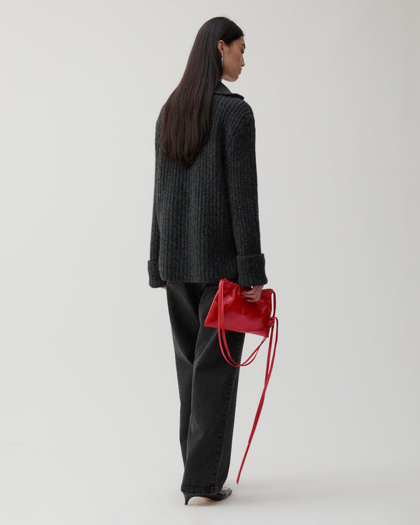 Rejina Pyo Alison Sweater Chunky Alpaca Dark Grey