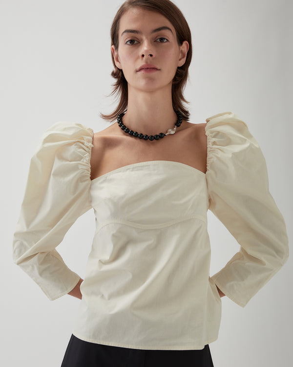 Rejina Pyo Anita Blouse Organic Cotton Off-White