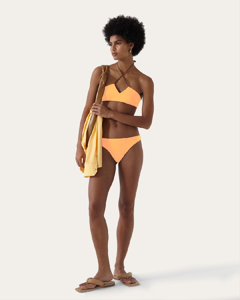 rejina pyo Ava Bikini Brief Orange