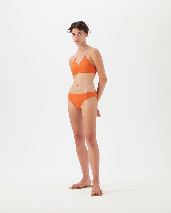 Rejina Pyo Ava Bikini Brief Recycled Nylon Paprika